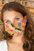 Maschera per il viso in seta reversibile "Dreamweaver".
